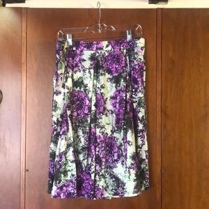 LuLaRoe Madison floral skirt